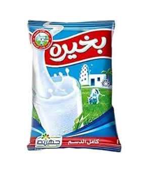 لبن بخيره كامل الدسم 1 لتر 